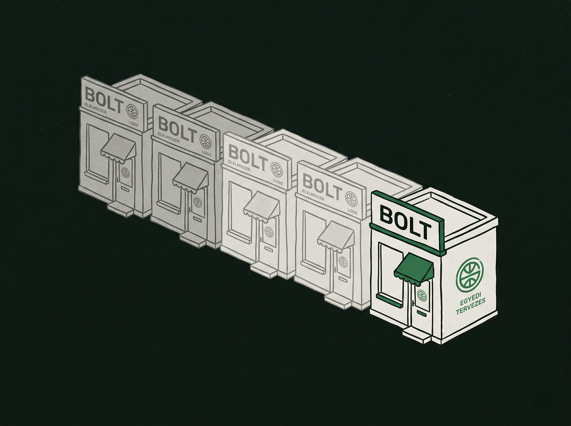 AI generált egyforma logók